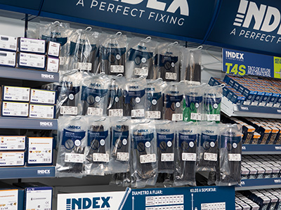 Punto de venta ganchos bolsas bridas Nylon®