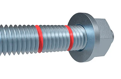 ¿Qué es y para qué sirve la raya de profundidad en la rosca de los anclajes macho? - 1