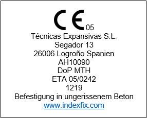 Etiqueta de ejemplo Aleman